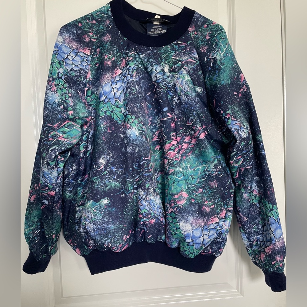 VTG Sunderland of Scotland Golf Pullover Weatherbeater Jacket M Waterproof RARE